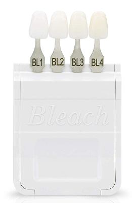 Ivoclar Vivadent bleach shade guide for teeth zirconia veneer cosmetic