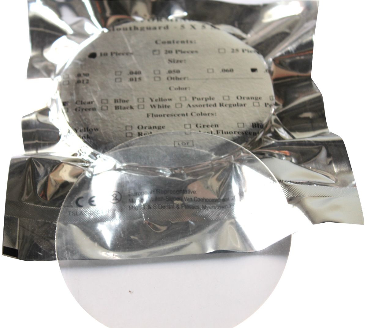 Orthodontic Dental Thermoformed acetate sheets