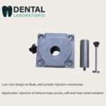 Universal injection flask system for denture base acrylic material