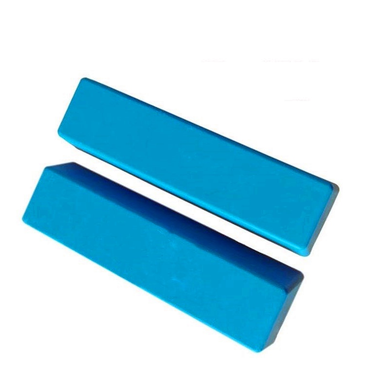 blue dental wax pattern block