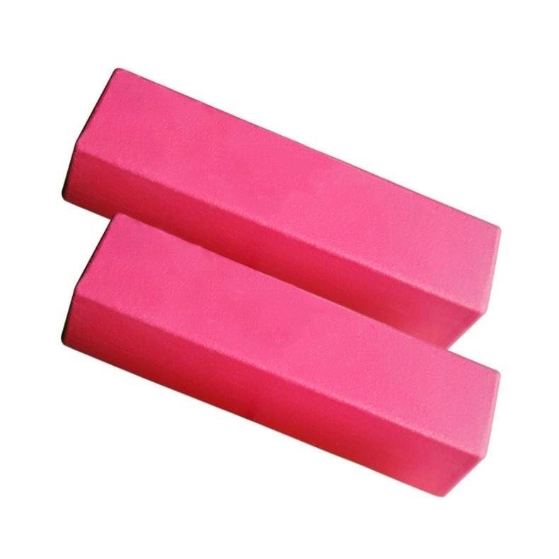 pink dental wax pattern polishing block