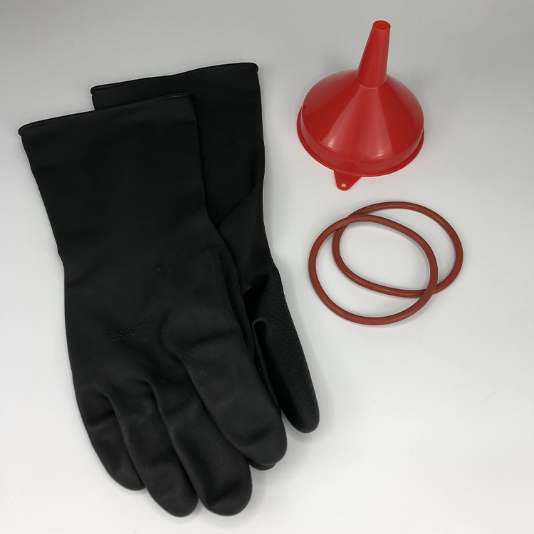 sandblaster dental gloves