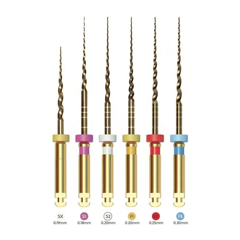 SX-F3 nickel titanium gold shape memory for bending curved root canal