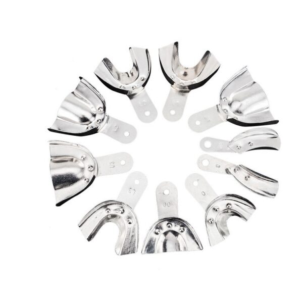 aluminium dental impression tray kit without holes
