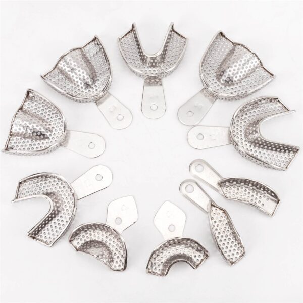 dental laboratory impression tray kit stainless steel
