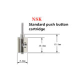 push button standard nsk dental handpiece cartridge