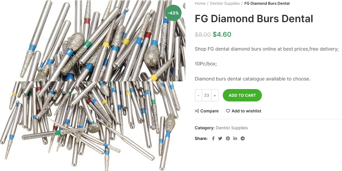 buy FG Diamond burs online