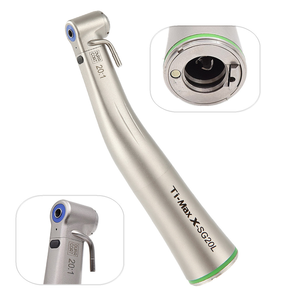 LED Light contra angle handpiece for dental implant application