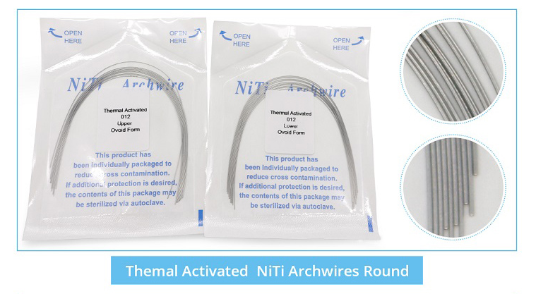 Memory Type Thermally Activated Orthodontic Wire