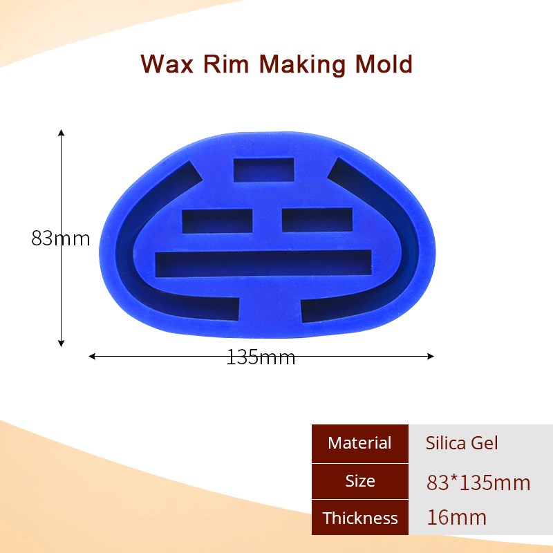 Silicone Bite Block Mold-wax rim making model
