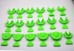 green edentulous jaw dental impression tray kit