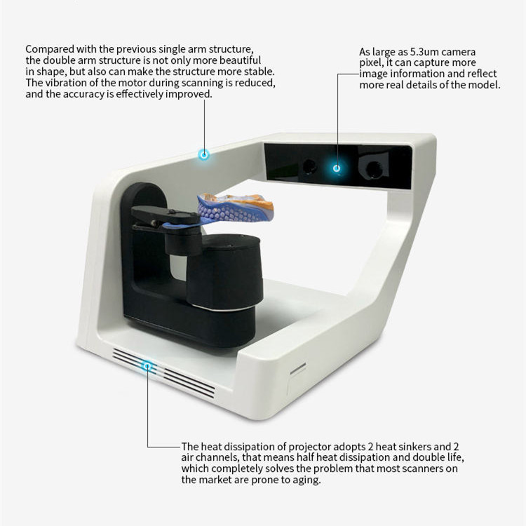 dental articulator scanner 3D In Laboratory