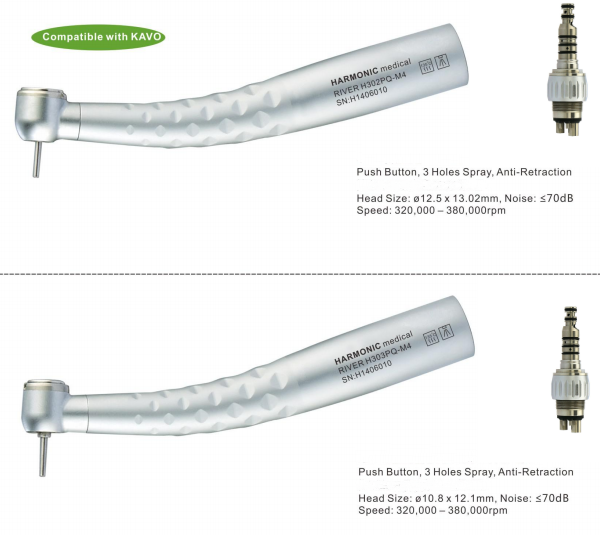 quick coupling air driven handpiece