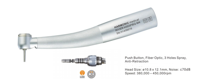 quick coupling fiber optic handpiece specification