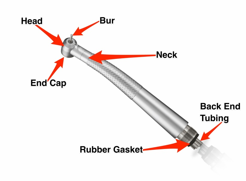 structure of the air turbine handpiece