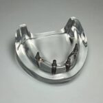 four implants model in mandibular