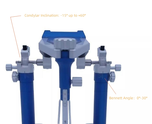 adjustment parameter for the round mounting articulator